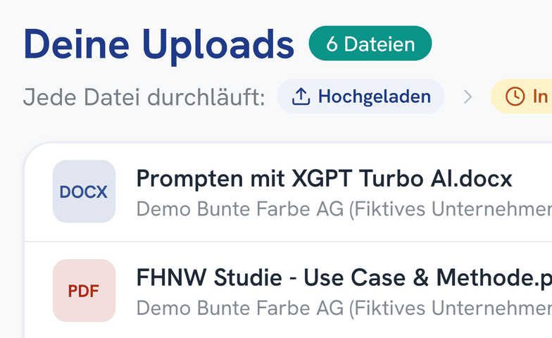 Wissen sichern: Dokumente in der Wissensdatenbank